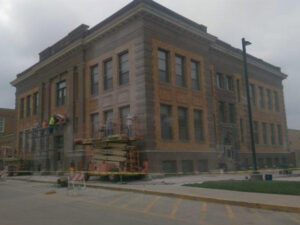 McKinley building exterior brick façade