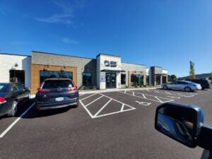 Pure Hair Beauty storefront exterior restoration